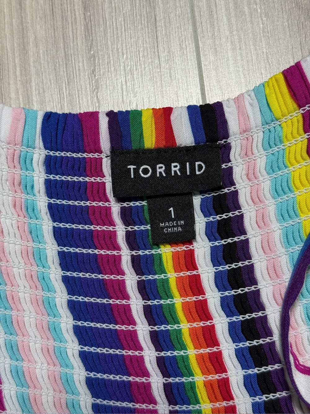 torrid Rainbow Stripe Sundress - Picture 6 of 11